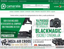 Tablet Screenshot of camaralia.com